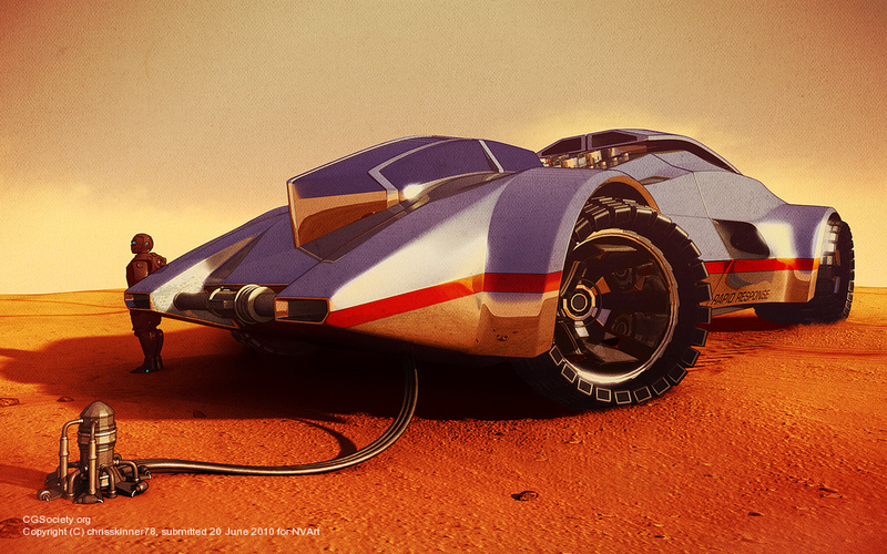 Illustration for article titled Futuristic cars inspired by Syd Mead's Blade Runner designs